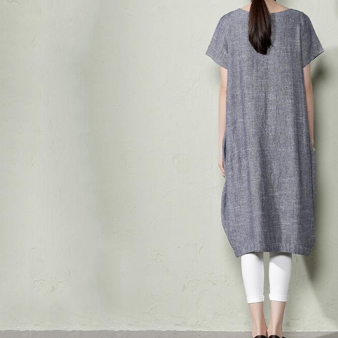 Bella Linen Dress | Breathable Summer Maxi, Plus Size Available - Image 4