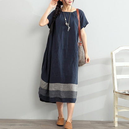 Breezy Women's Dress | Oversized Linen Maxi for Summer, Plus Size Available - Image 2