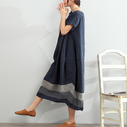Breezy Women's Dress | Oversized Linen Maxi for Summer, Plus Size Available - Image 3