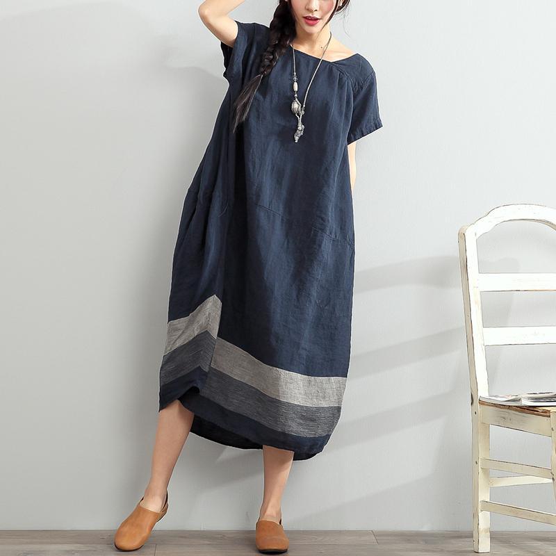 Breezy Women's Dress | Oversized Linen Maxi for Summer, Plus Size Available