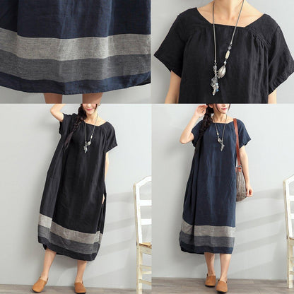 Breezy Women's Dress | Oversized Linen Maxi for Summer, Plus Size Available - Image 5