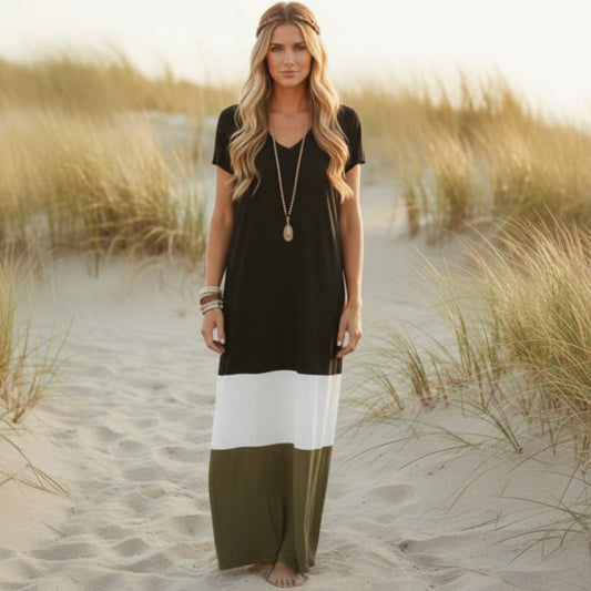 Bella Maxi Dress | Bohemian Multi-Colored Style