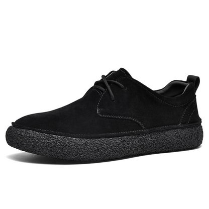 Men's Suede Slip-On Shoes – product view | Hensley London