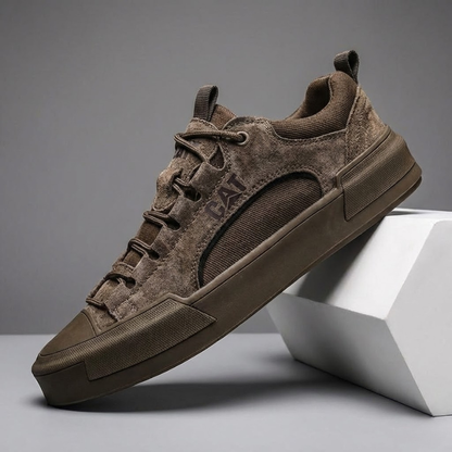 Men's Leather Urban Sneakers – detail view | Hensley London