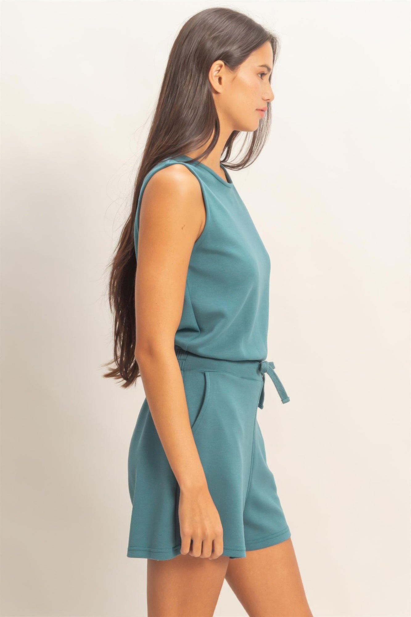 Daisy Women's Sleeveless Romper | Soft Fabric Blend - Image 3