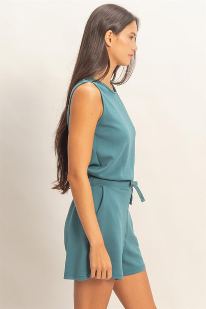 Daisy Women's Sleeveless Romper | Soft Fabric Blend - Image 3