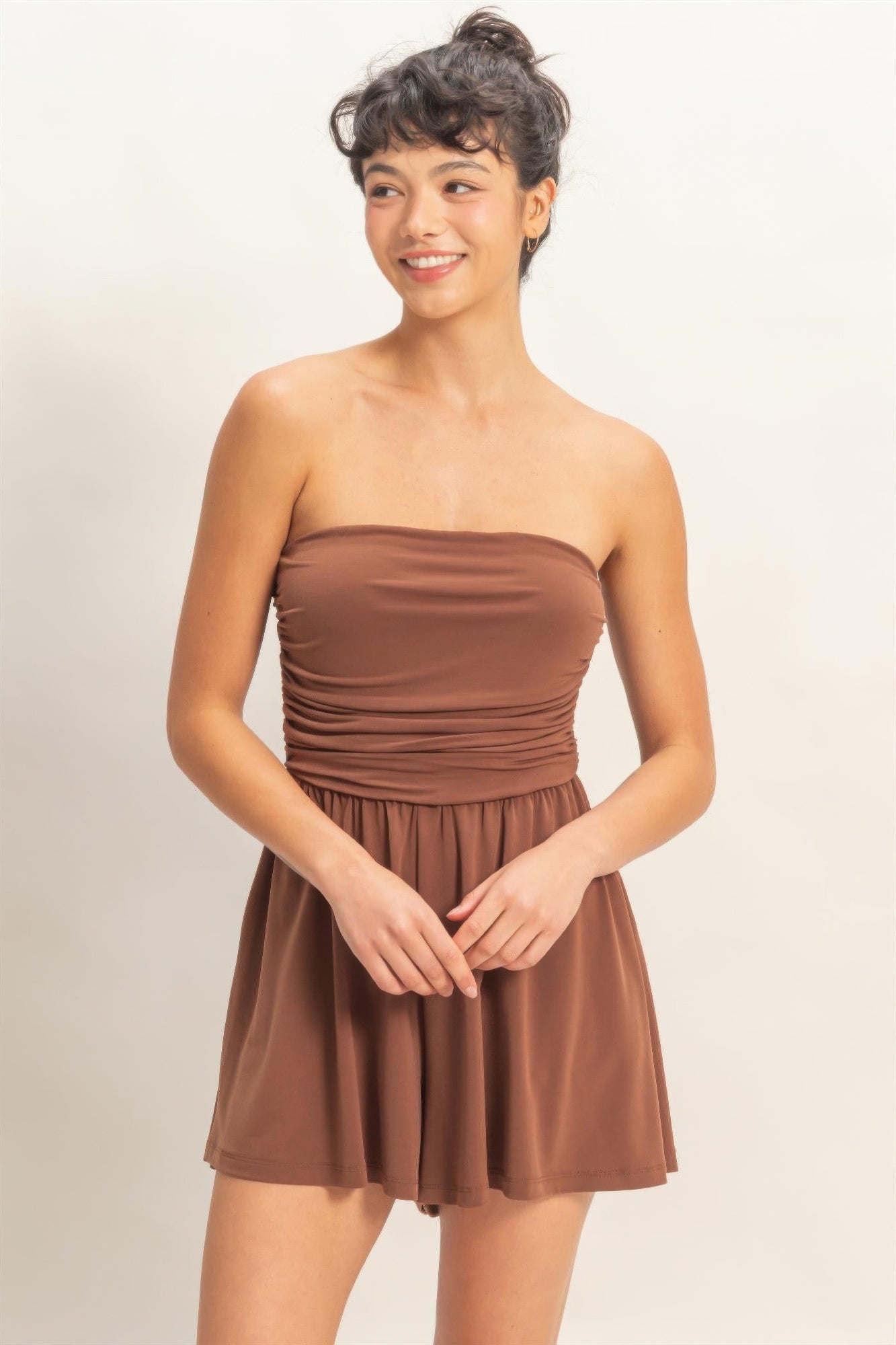 Sari Women's Romper | Soft Polyester-Spandex Blend