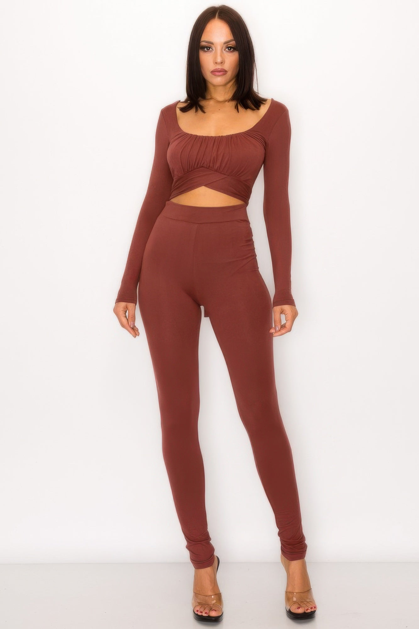 Sophie Women's Skinny Jumpsuit | Stretch Fabric, Adjustable Back Tie