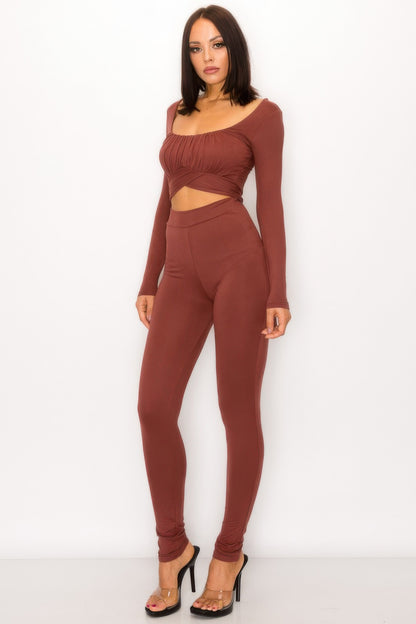 Sophie Women's Skinny Jumpsuit | Stretch Fabric, Adjustable Back Tie - Image 3