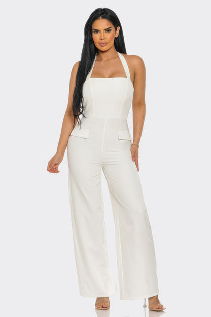 Haven Women's Jumpsuit | Form-Fitting Halter Neck