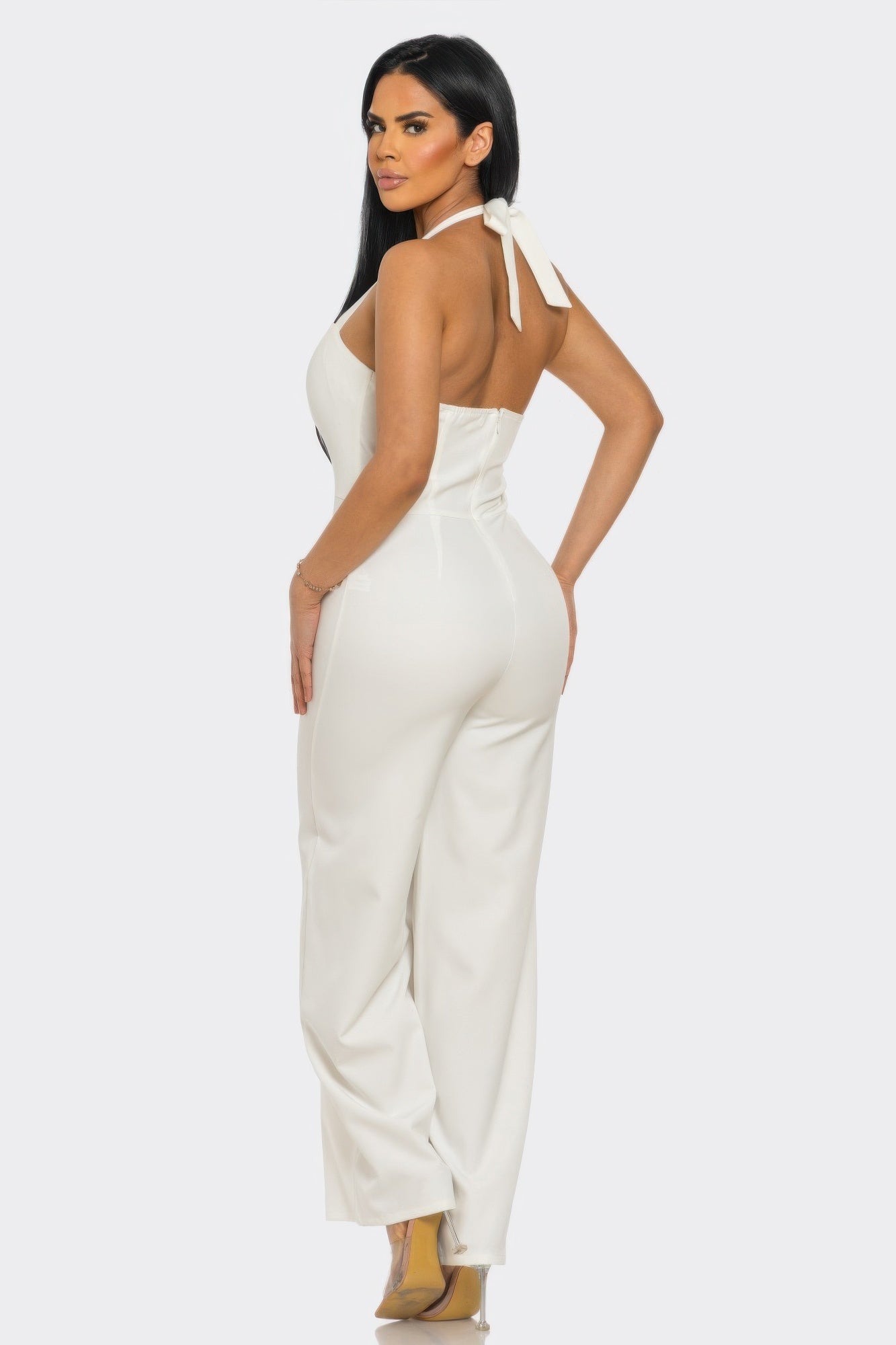 Haven Women's Jumpsuit | Form-Fitting Halter Neck - Image 4