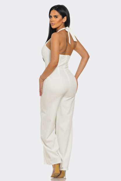 Haven Women's Jumpsuit | Form-Fitting Halter Neck - Image 4