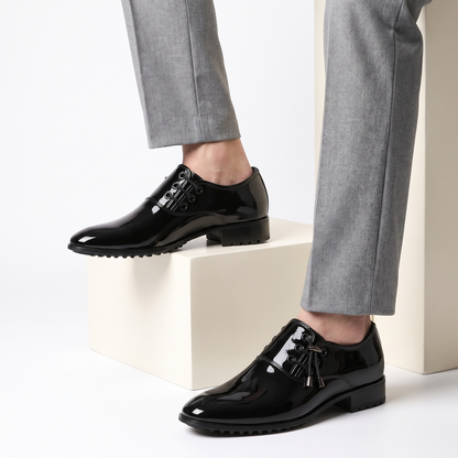Men's Pointed-Toe Dress Shoes – side view | Hensley London