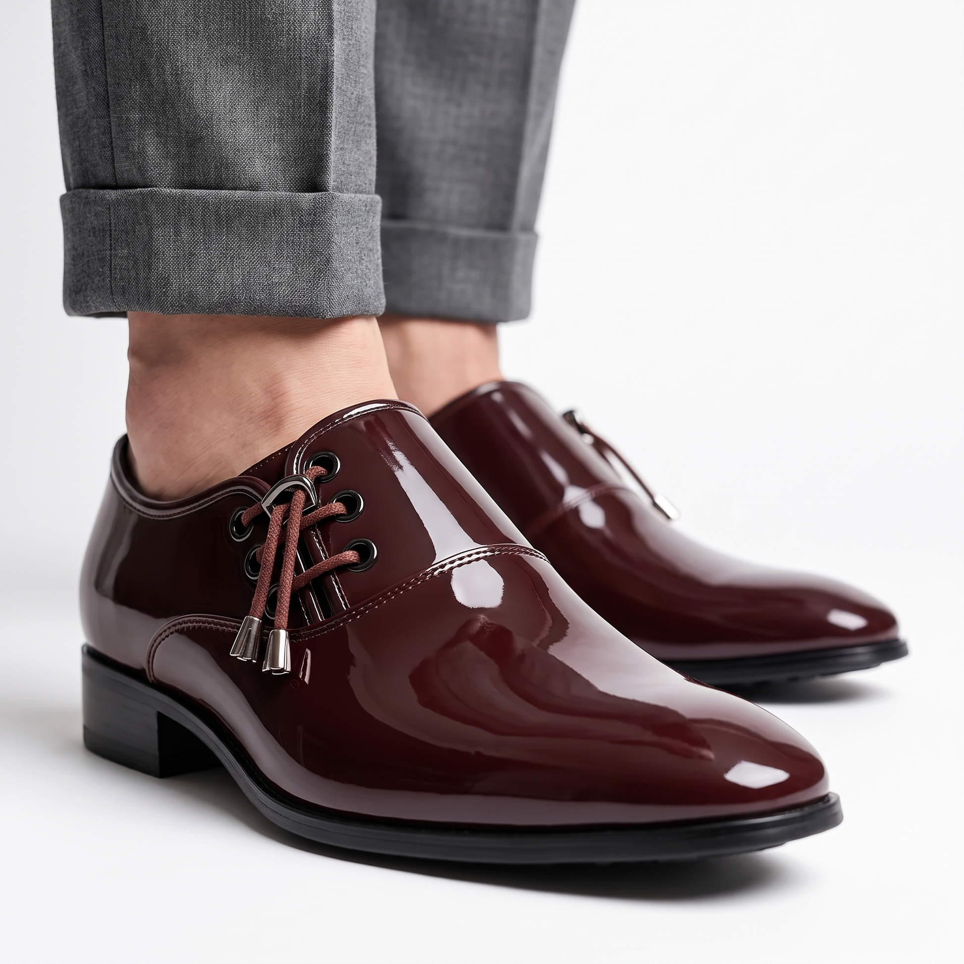 Men's Pointed-Toe Dress Shoes – detail view | Hensley London