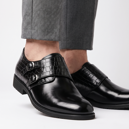 Men's Casual Buckle Shoes – back view | Hensley London