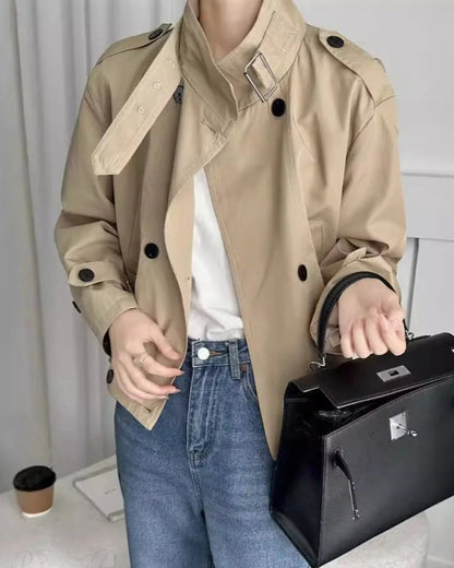 Caro Women's Casual Jacket | Loose Fit, Batwing Sleeve 3