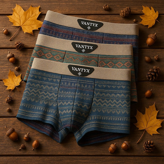 Men's Cotton Trunk Boxers - front view | Hensley London