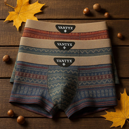 Men's Cotton Trunk Boxers - detail view | Hensley London