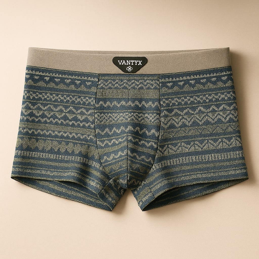 Men's Cotton Trunk Boxers - detail view | Hensley London