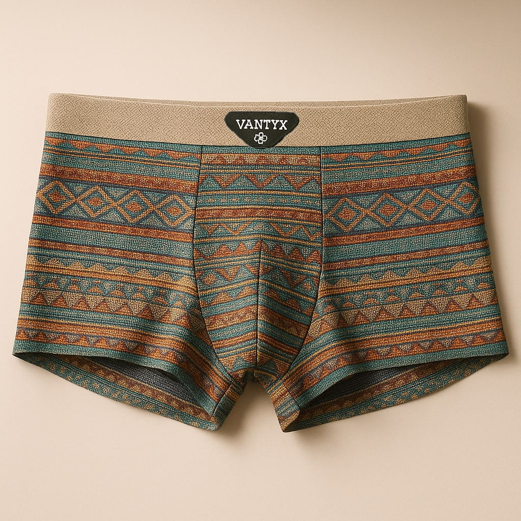 Men's Cotton Trunk Boxers - detail view | Hensley London