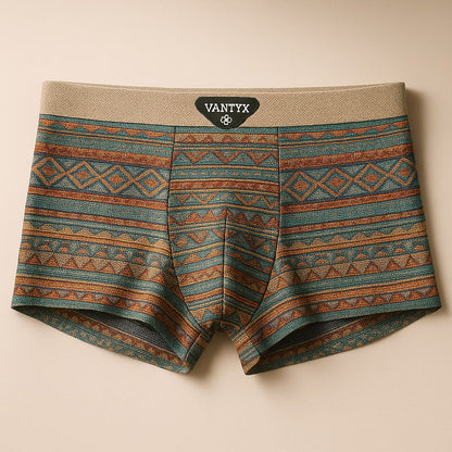 Men's Cotton Trunk Boxers - detail view | Hensley London