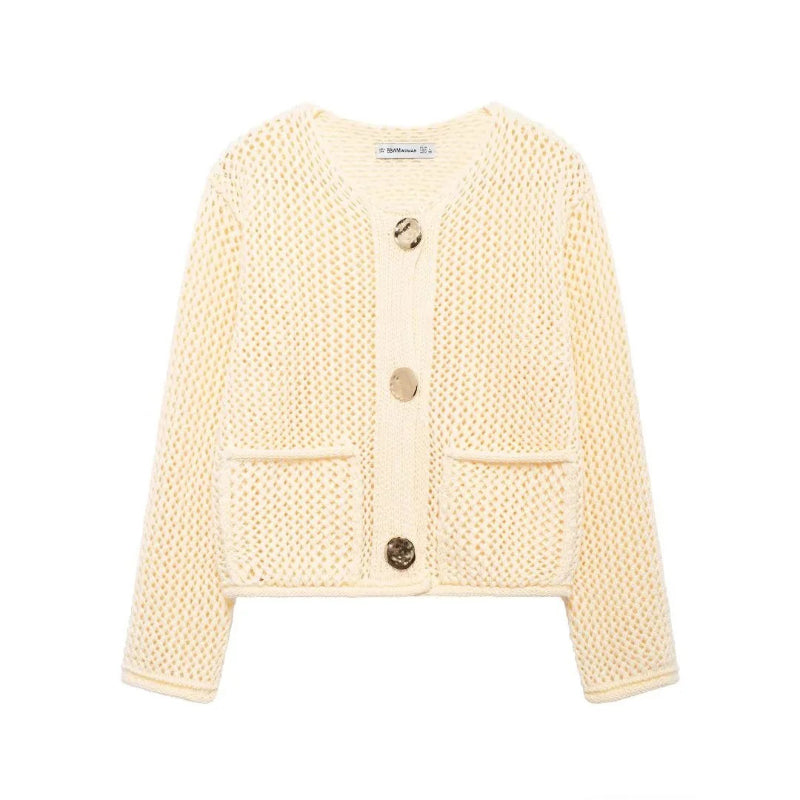 Casual Button Long Sleeve Knitted Winter Cardigan Sweater 11