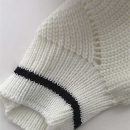 Casual Criss-cross Knitted Cropped Cardigans 3