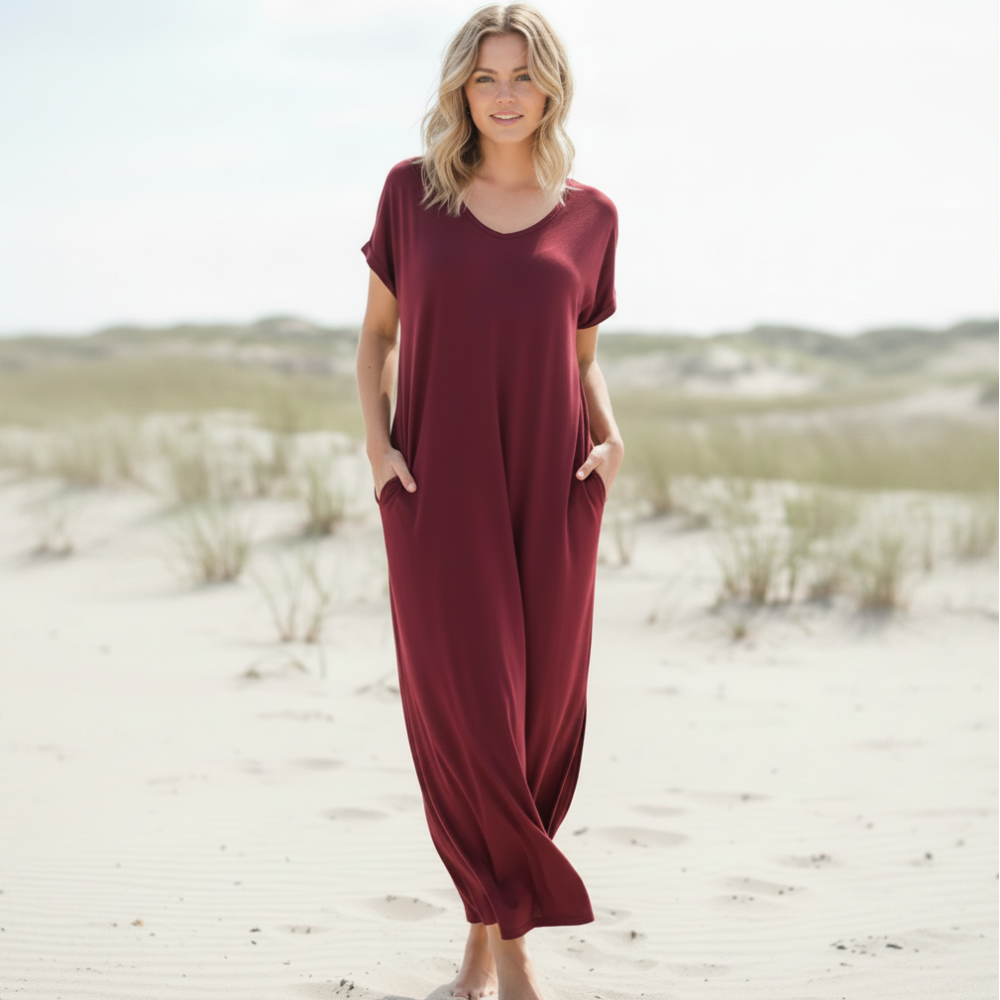 Cora Maxi Dress | Casual T-Shirt Style, Boho Chic, Plus Size Available - Image 6