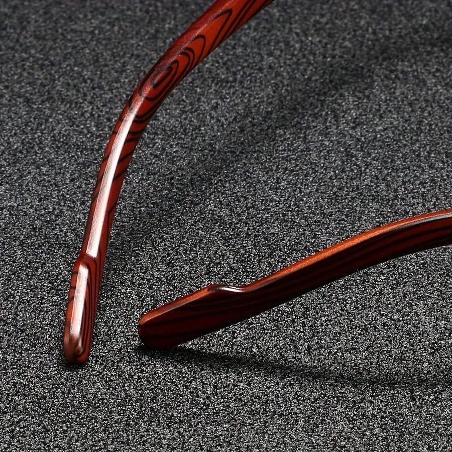 Men's Square Metal Sunglasses – Gradient UV Lenses