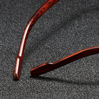 Men's Square Metal Sunglasses – Gradient UV Lenses
