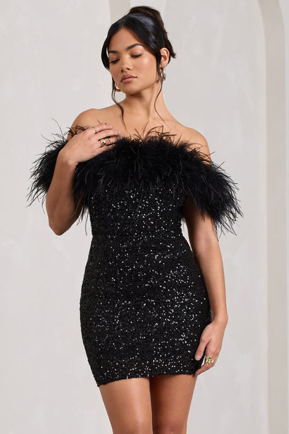 Women's Mini Dress Silver Glitter Polyester - 1