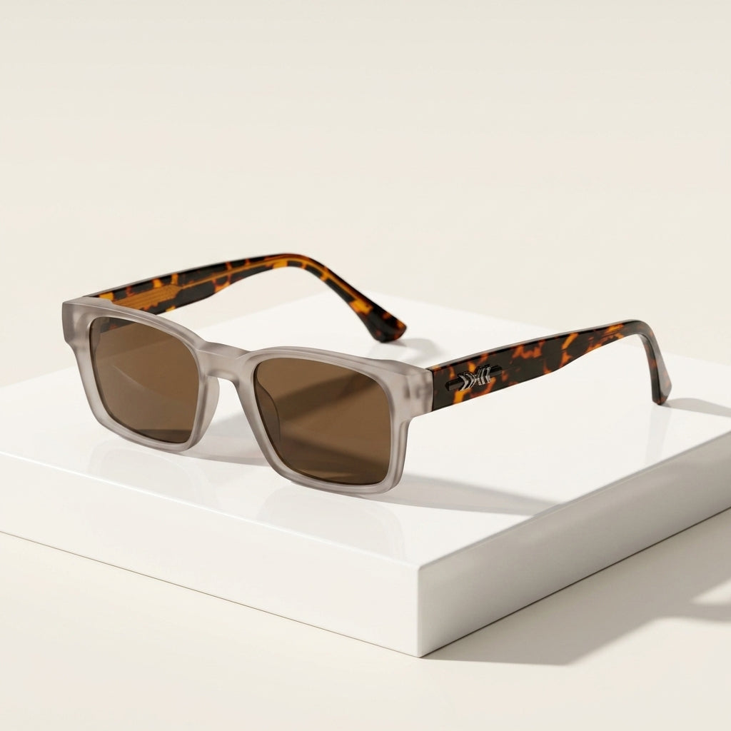 Women's Square Acetate Sunglasses – lifestyle view | Hensley London