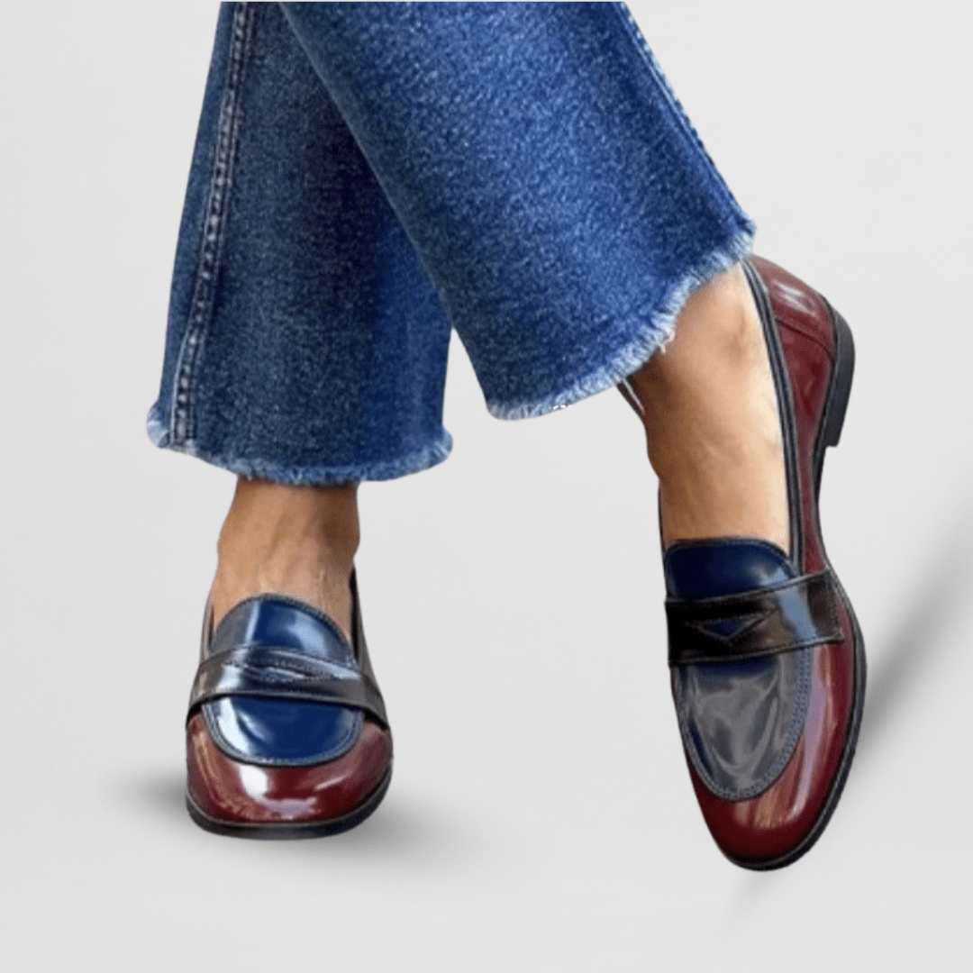 Women's Black Loafers Soft Material Comfortable Stylish Design - Image 2