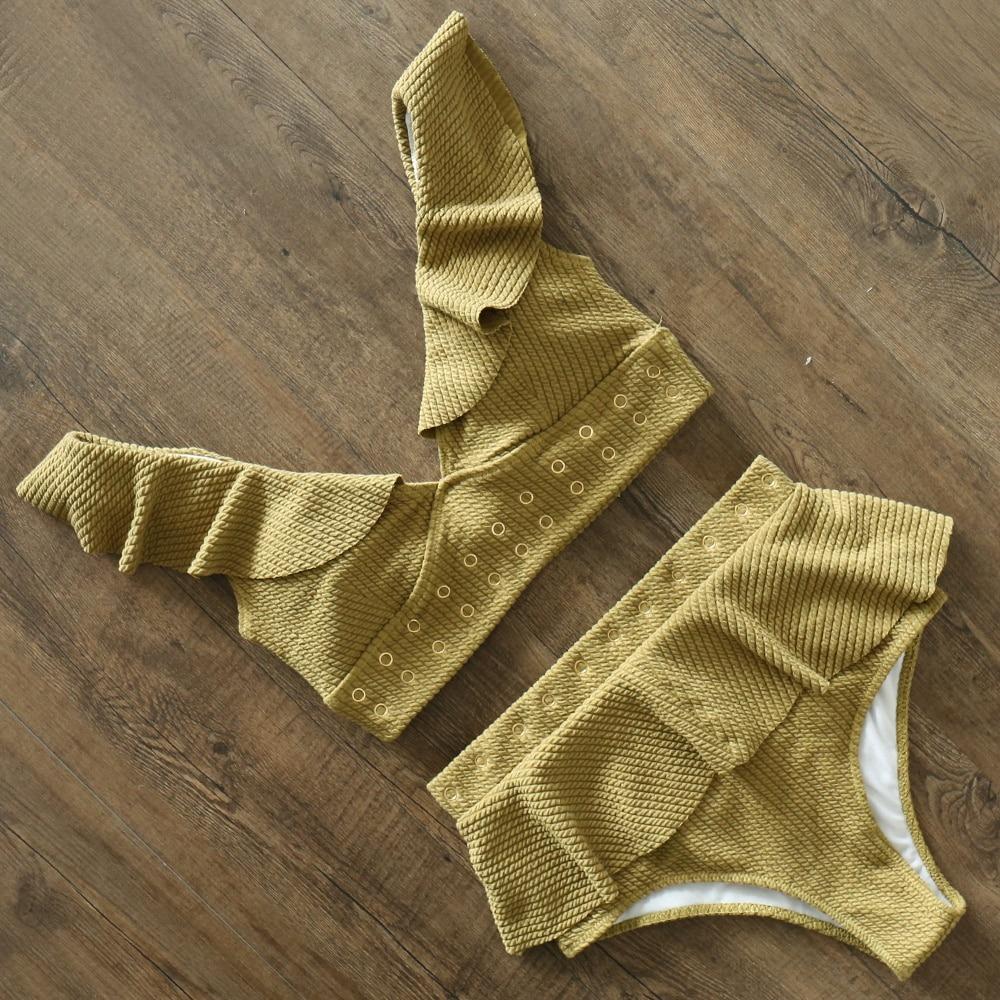 Cleo Women's Two Piece Swimsuit | High Waist Ruffled Design, Comfortable Swimwear - Image 6
