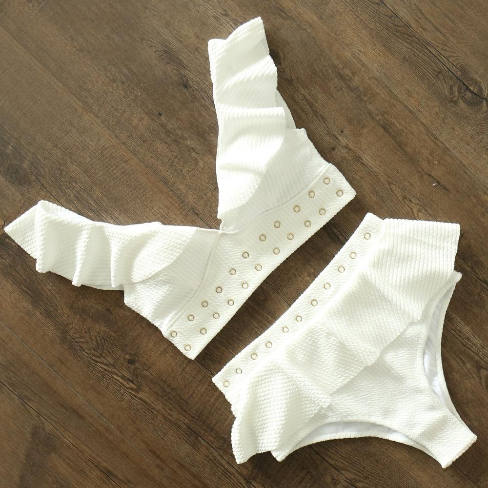 Cleo Women's Two Piece Swimsuit | High Waist Ruffled Design, Comfortable Swimwear - Image 8