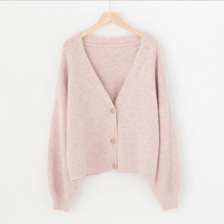 Chic Macaroon Colored Winter Cardigan 3