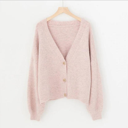Chic Macaroon Colored Winter Cardigan 3
