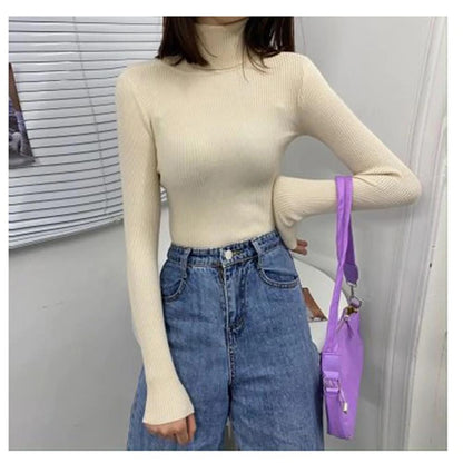 Chic and Trendy Knitted Pullover Sweater 0