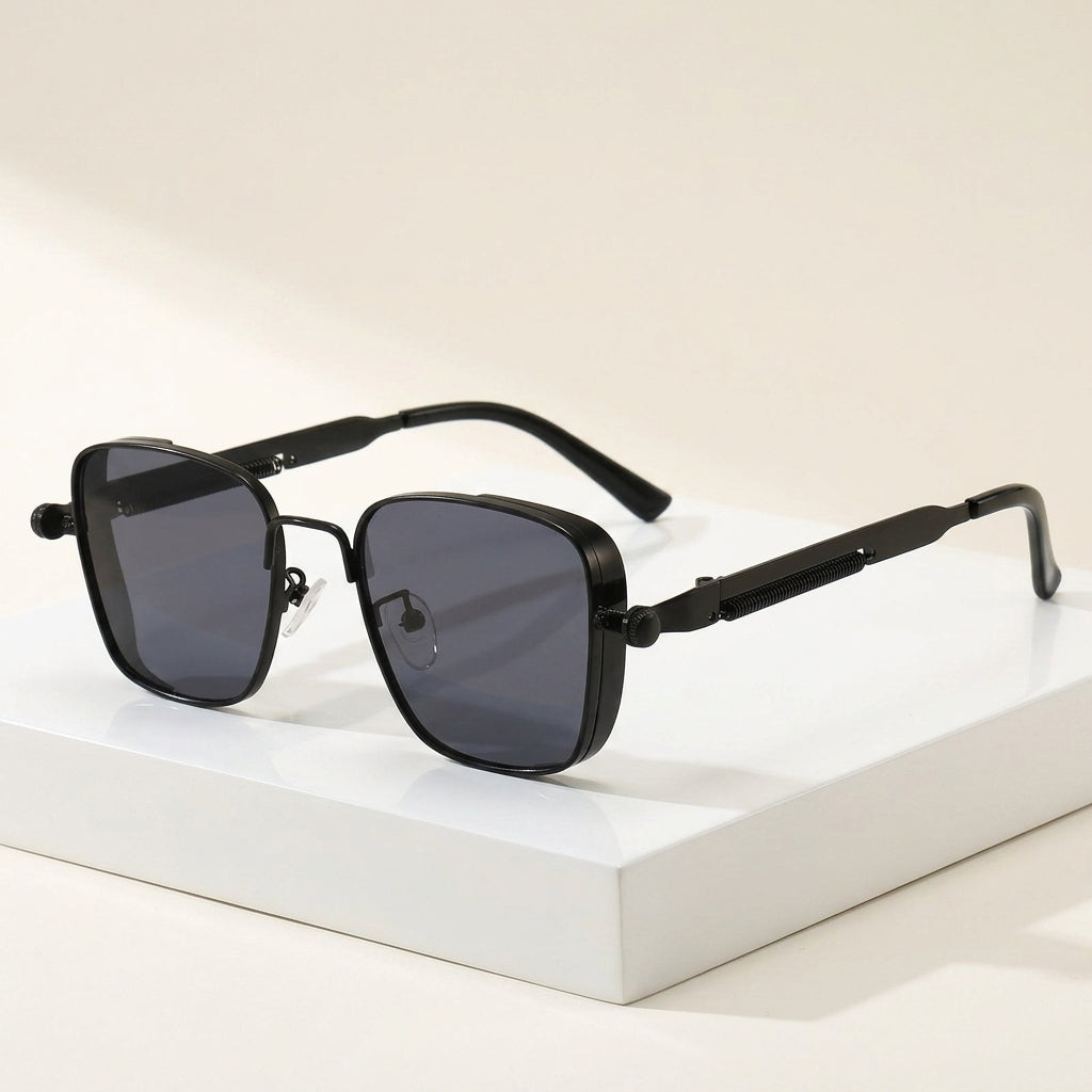 Women's Vintage Metal Frame Sunglasses – detail view | Hensley London