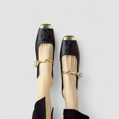Women's Mary Jane Shoes Black Orthopaedic Low Block Heel - Image 9