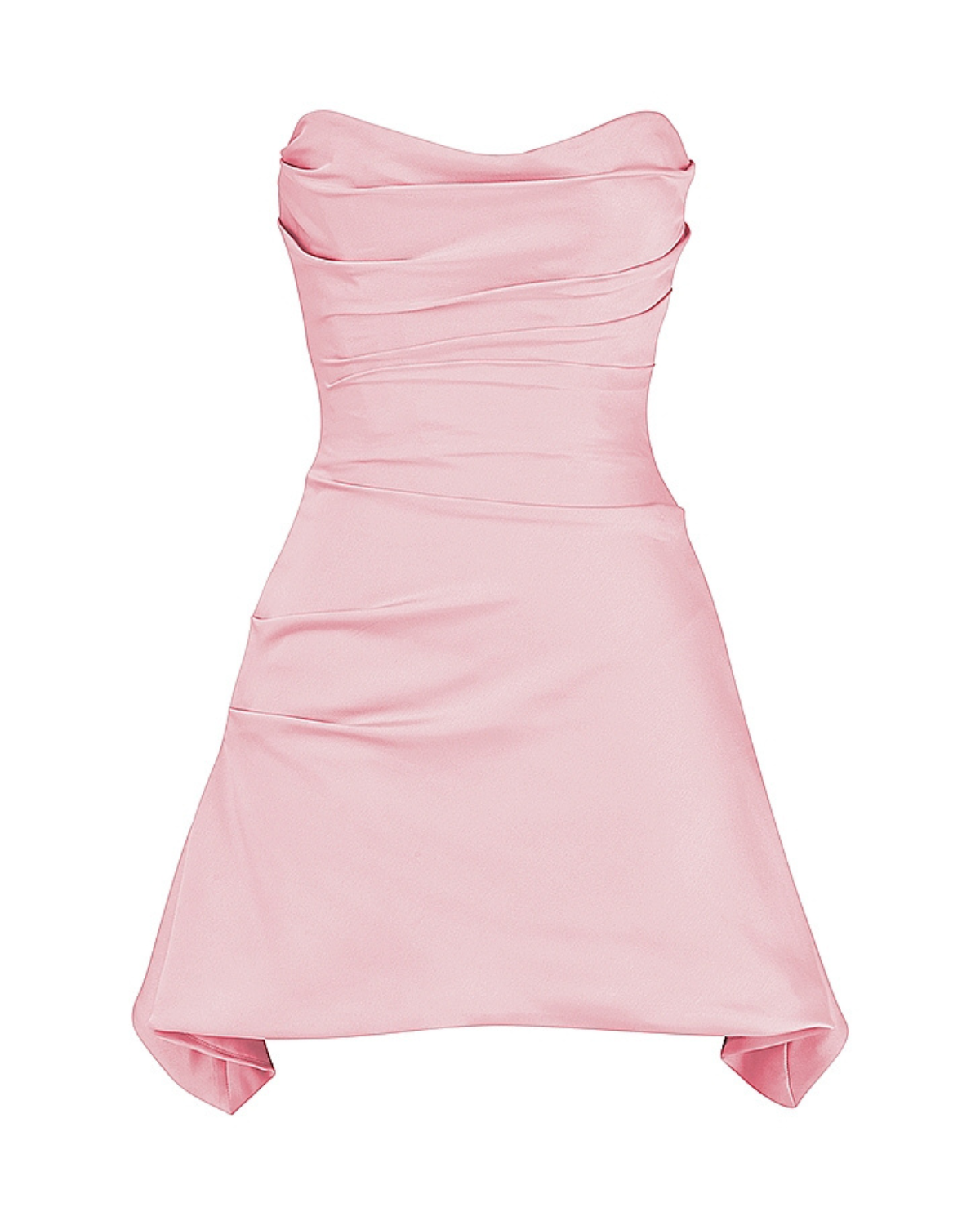 Women's Mini Dress Gold Pleated Polyester - 8