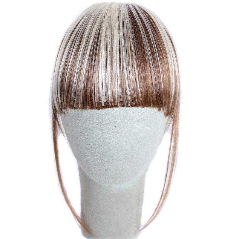 Clip-In Wispy Bangs Hair Extensions – High-Quality Synthetic Fiber, 6-Inch Length 10