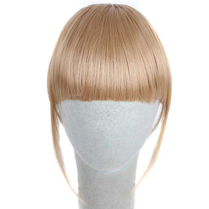 Clip-In Wispy Bangs Hair Extensions – High-Quality Synthetic Fiber, 6-Inch Length 22