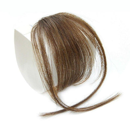 Clip-In Wispy Bangs Hair Extensions – High-Quality Synthetic Fiber, 6-Inch Length 7