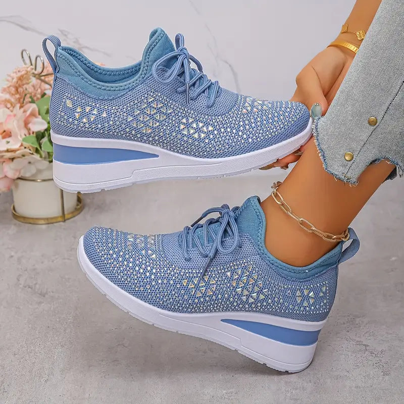 Women's Supportive Cushioned Sneakers - side view | Hensley London