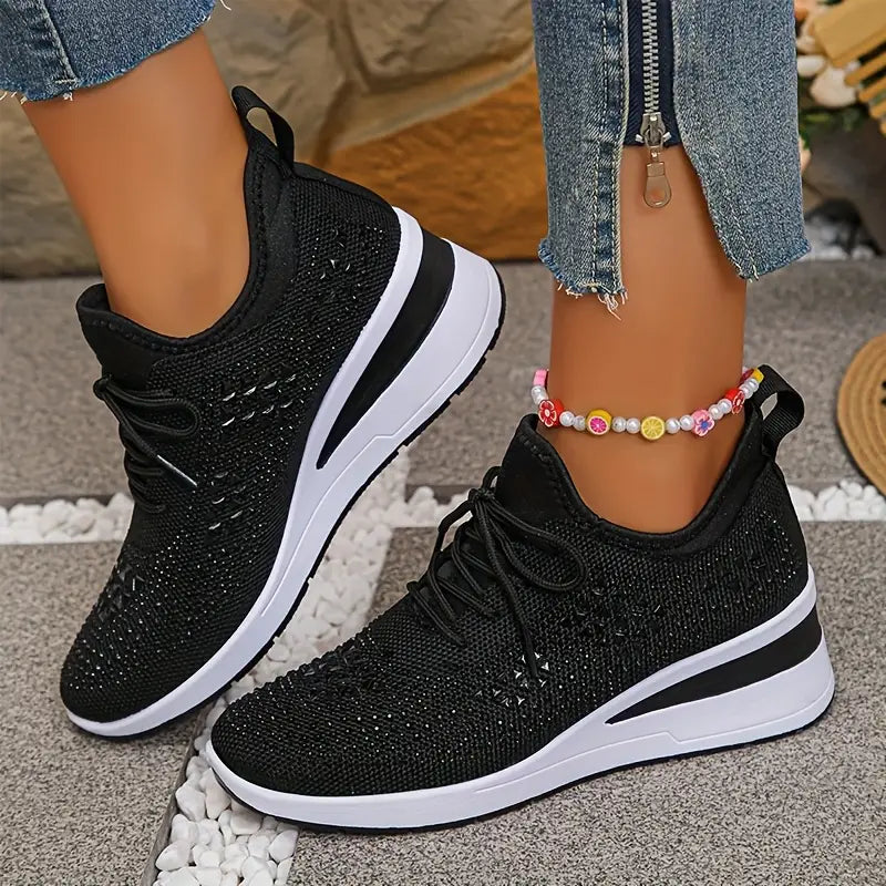 Women's Supportive Cushioned Sneakers - sole view | Hensley London