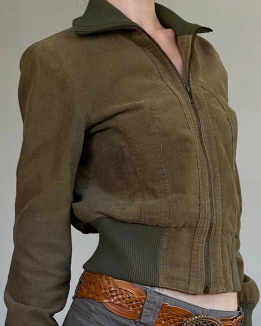 Cora Women's Jacket | Slim Fit, Lapel Collar, Functional Pockets 1