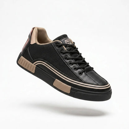 Men's Colour-Block Low-Top Lace-Up Sneakers – additional product view | Hensley London