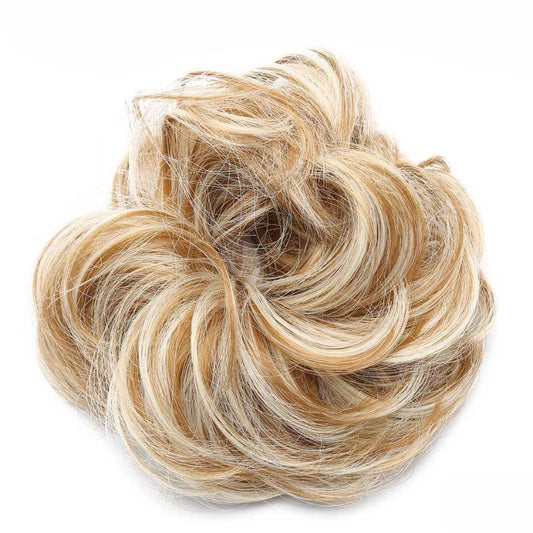 Curly Messy Bun Hair Wig Scrunchie Ponytail Extensions – Effortless Styling in Seconds 0