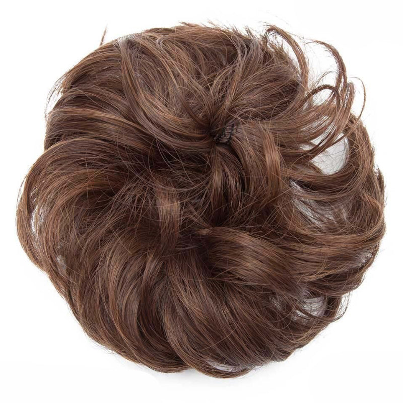 Curly Messy Bun Hair Wig Scrunchie Ponytail Extensions – Effortless Styling in Seconds 12